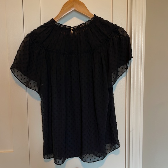 EUC Black Polka Dot Top - Picture 3 of 3